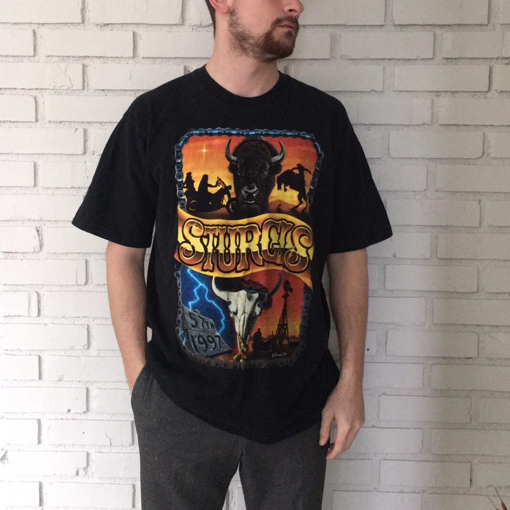 Vintage sturgis motorcycle tee